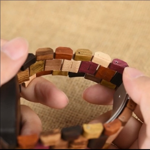 Mens Luxury Natural Colorful Wooden Watch (BRAND NEW) - Picture 6 of 8